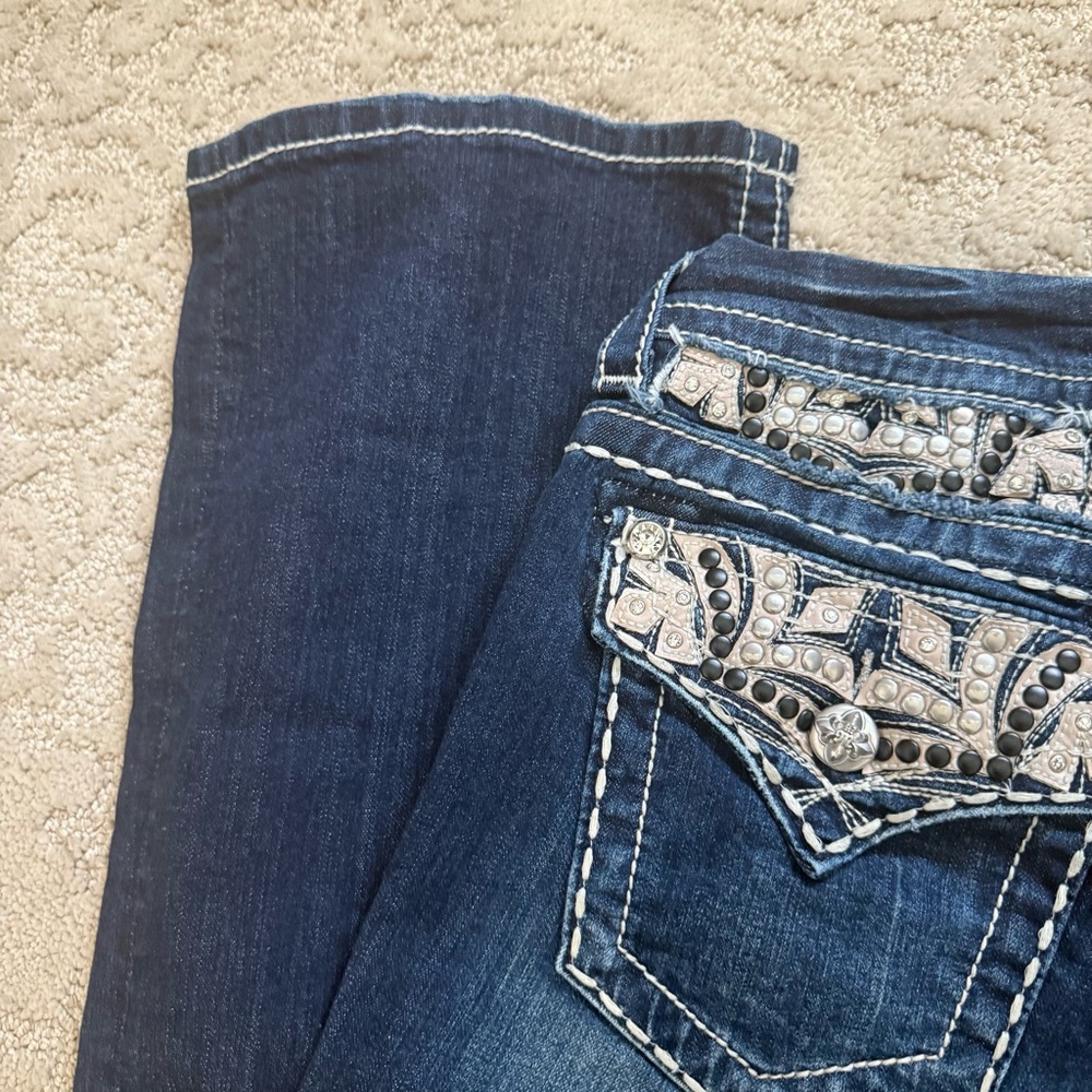 Miss Me Boot Cut Jeans with Embellishments, UGC - Picture 5 of 16